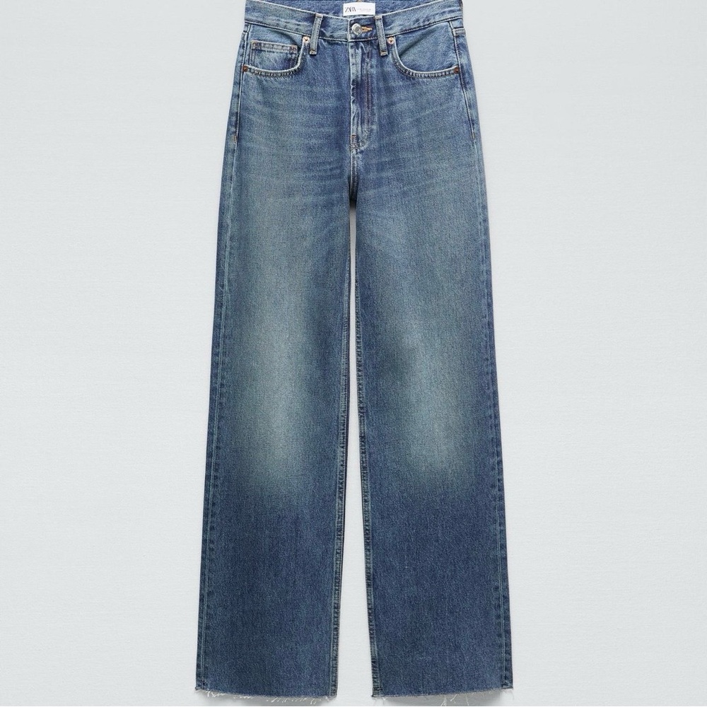 Zara TRF Wide Leg Jeans